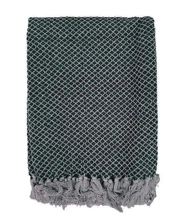 Ainsley Throw Blanket with Hand knotted Tassels