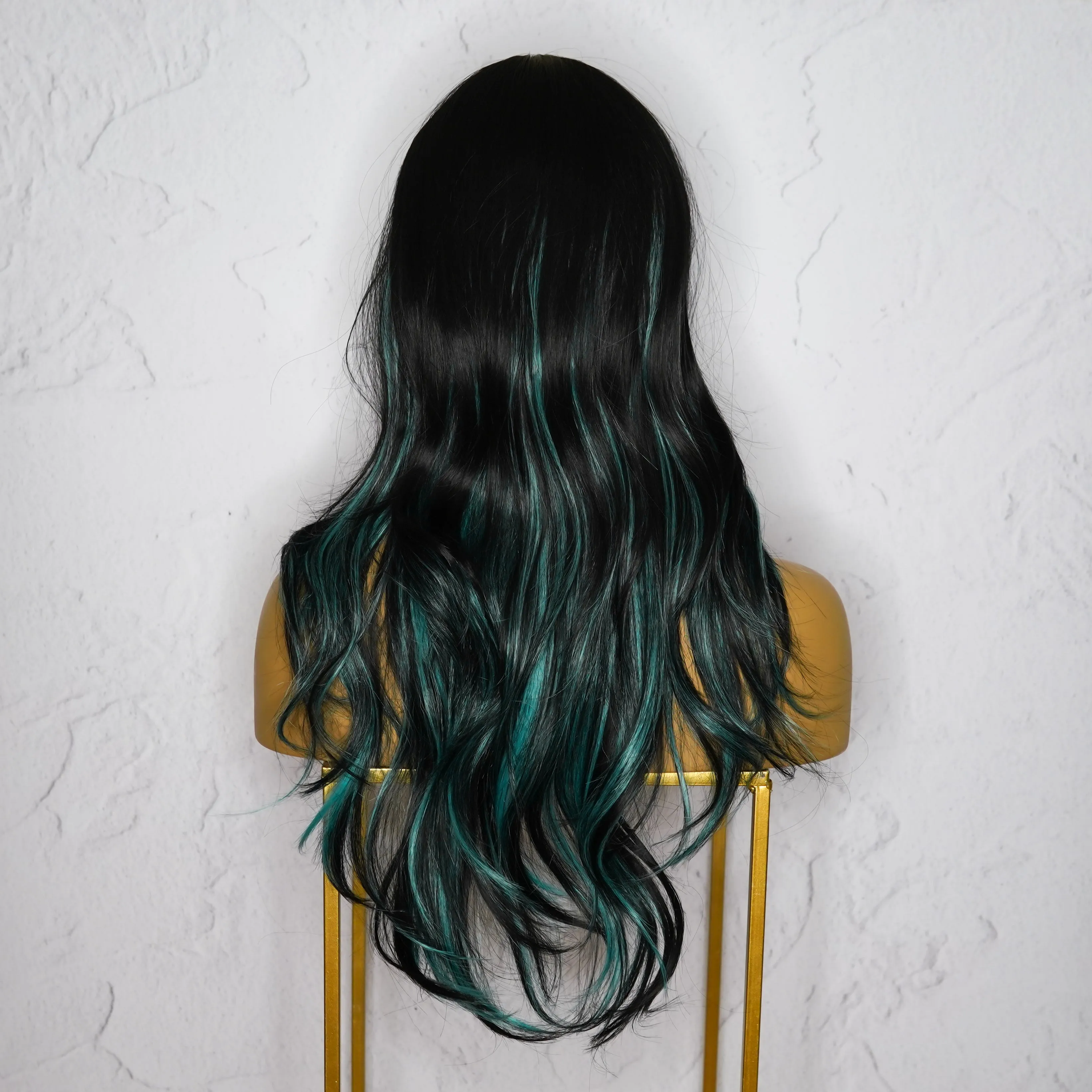 ALEXA Blue Fringe Wig