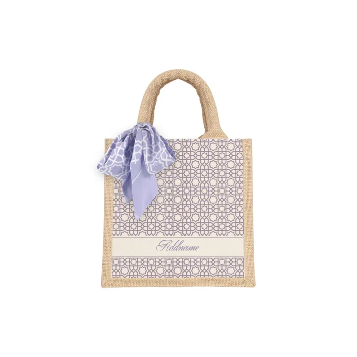 Annas Series - Pastel Purple Jute Bags
