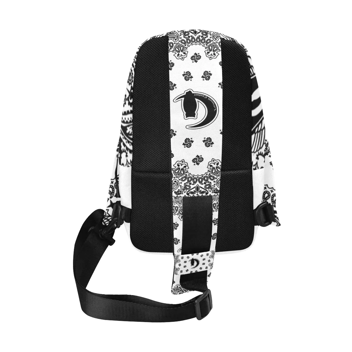 BANDANA WHITE Chest Bag