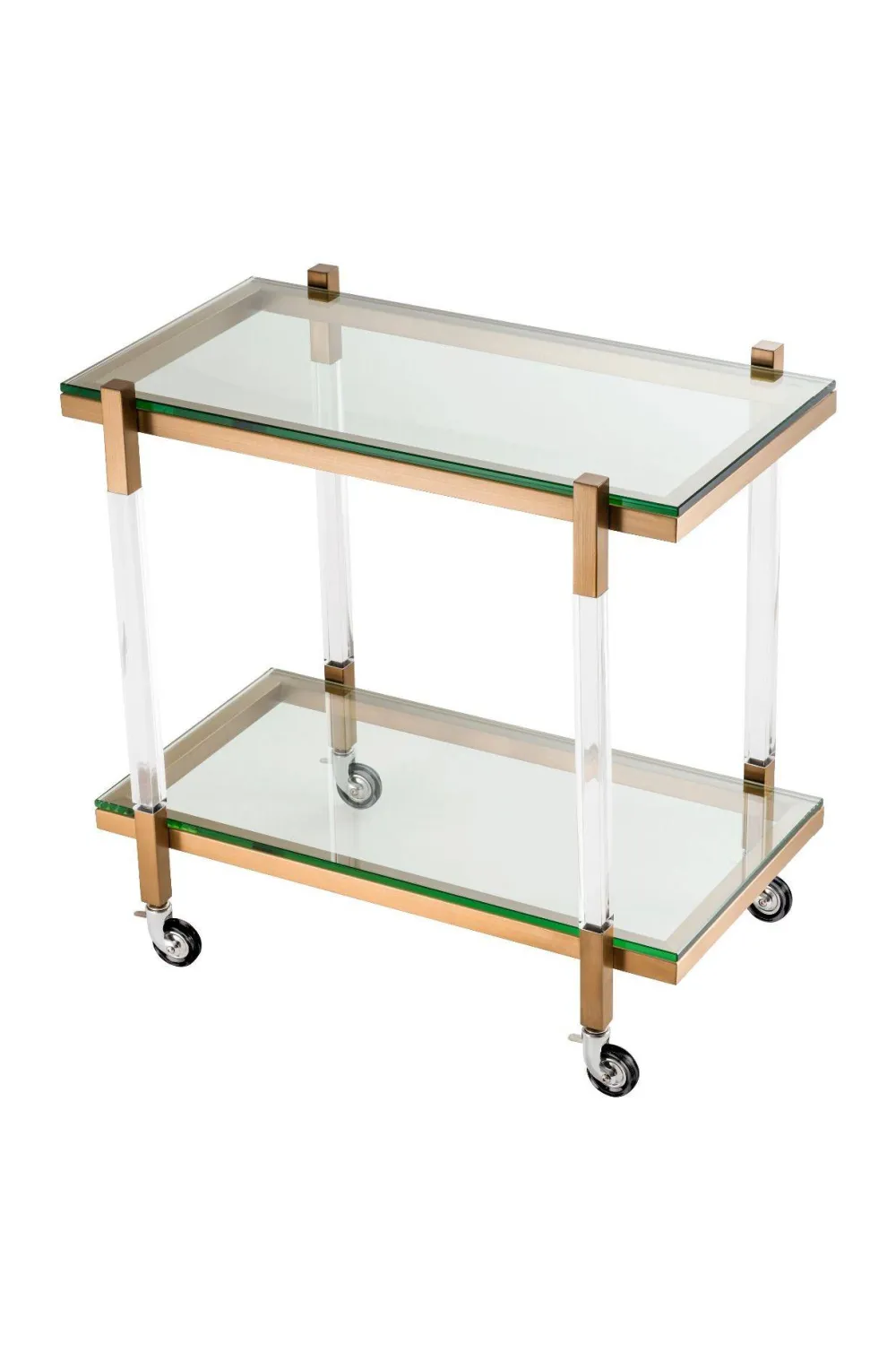 Brass Glass Bar Cart | Eichholtz Royalton
