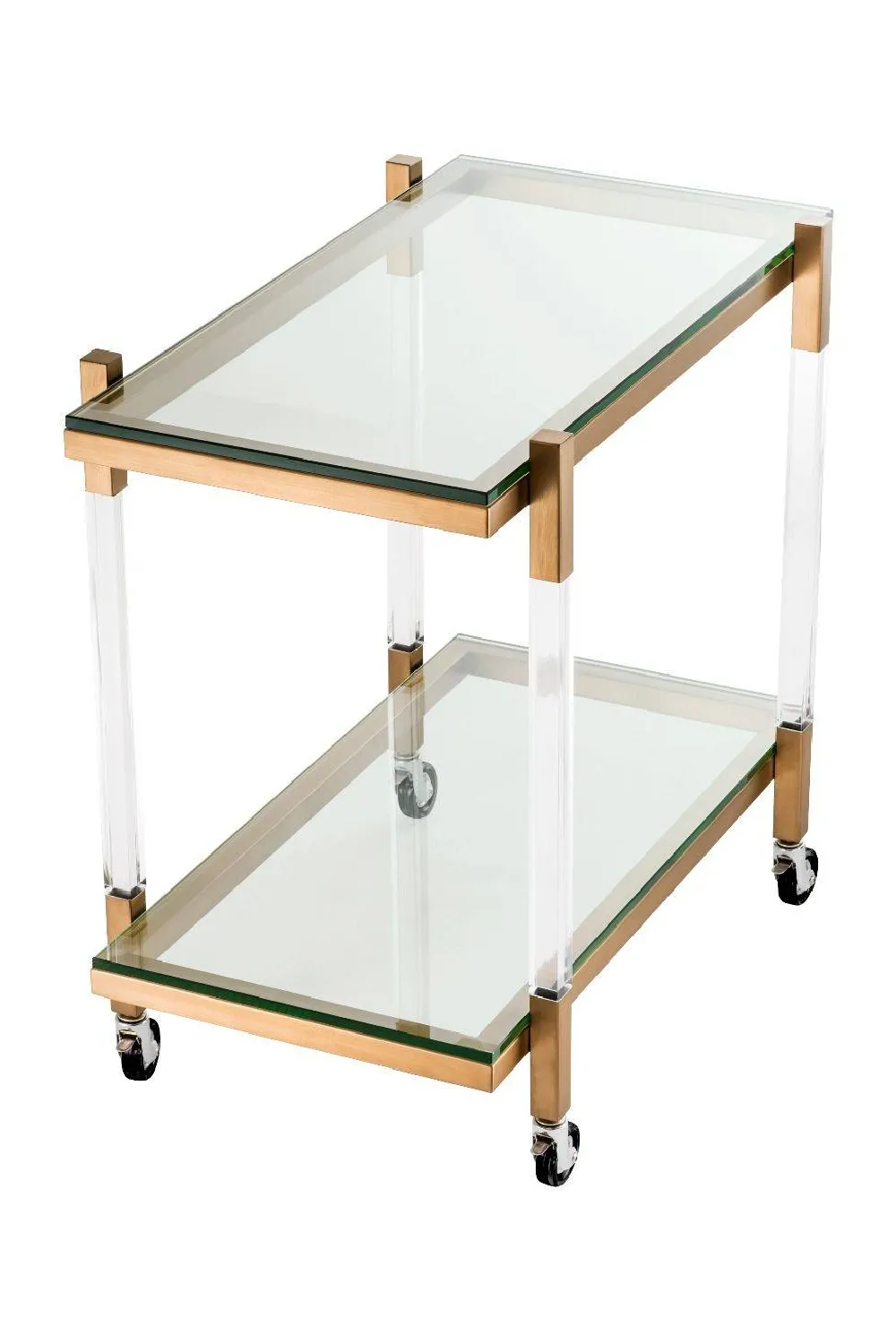 Brass Glass Bar Cart | Eichholtz Royalton