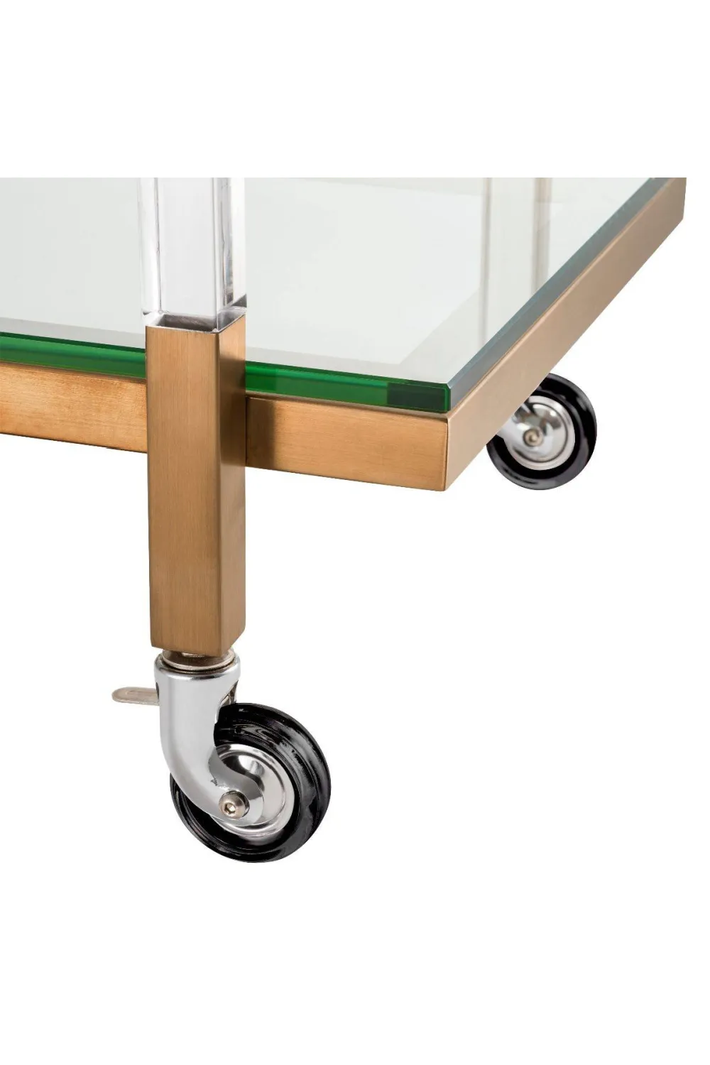 Brass Glass Bar Cart | Eichholtz Royalton