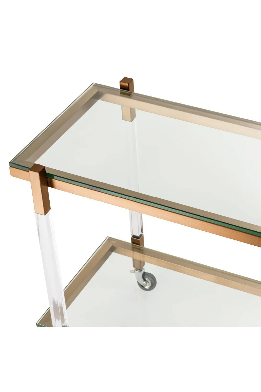 Brass Glass Bar Cart | Eichholtz Royalton
