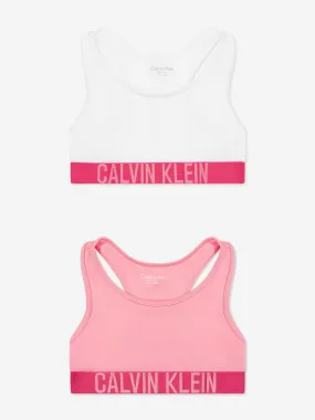 Calvin Klein Girls 2 Pack Bralette Set in Pink