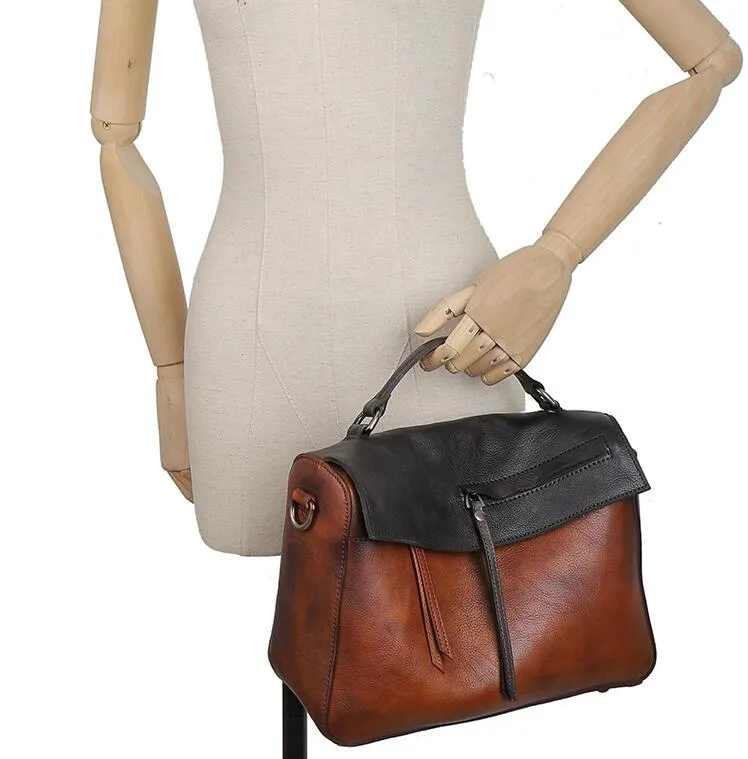 Cool Ladies Leather Over The Shoulder Bag Genuine Leather Handbags For Women