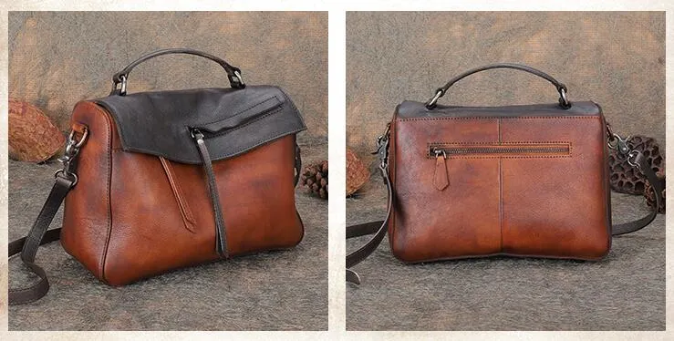 Cool Ladies Leather Over The Shoulder Bag Genuine Leather Handbags For Women