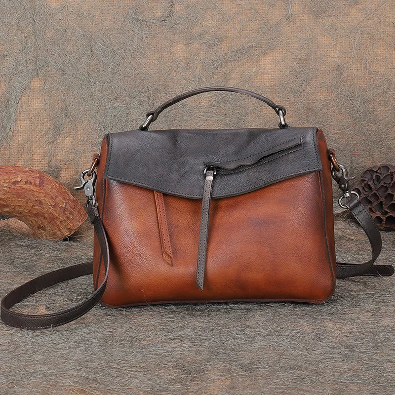 Cool Ladies Leather Over The Shoulder Bag Genuine Leather Handbags For Women