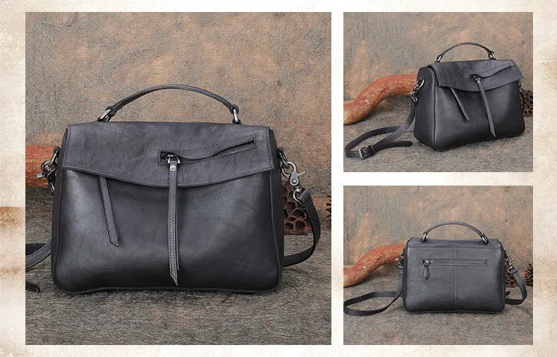 Cool Ladies Leather Over The Shoulder Bag Genuine Leather Handbags For Women