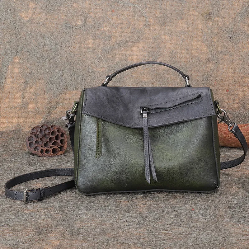 Cool Ladies Leather Over The Shoulder Bag Genuine Leather Handbags For Women