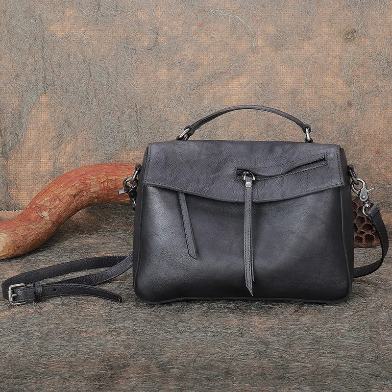 Cool Ladies Leather Over The Shoulder Bag Genuine Leather Handbags For Women