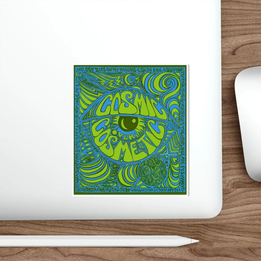 Cosmic Over Cosmetic Die-Cut Sticker - Lagoon Life