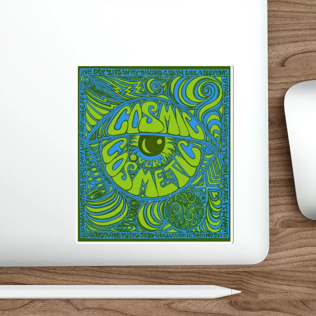 Cosmic Over Cosmetic Die-Cut Sticker - Lagoon Life