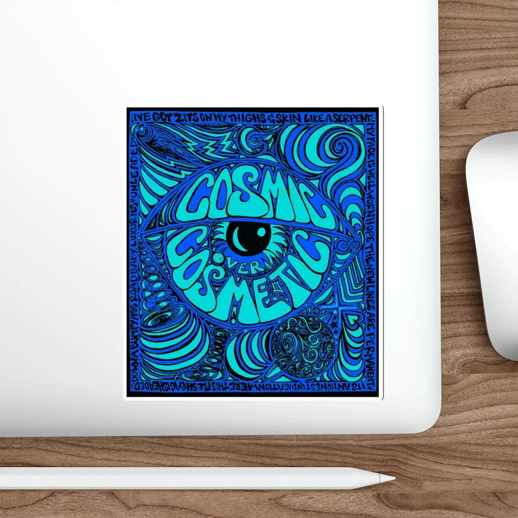 Cosmic Over Cosmetic Die-Cut Sticker - Wave Electric