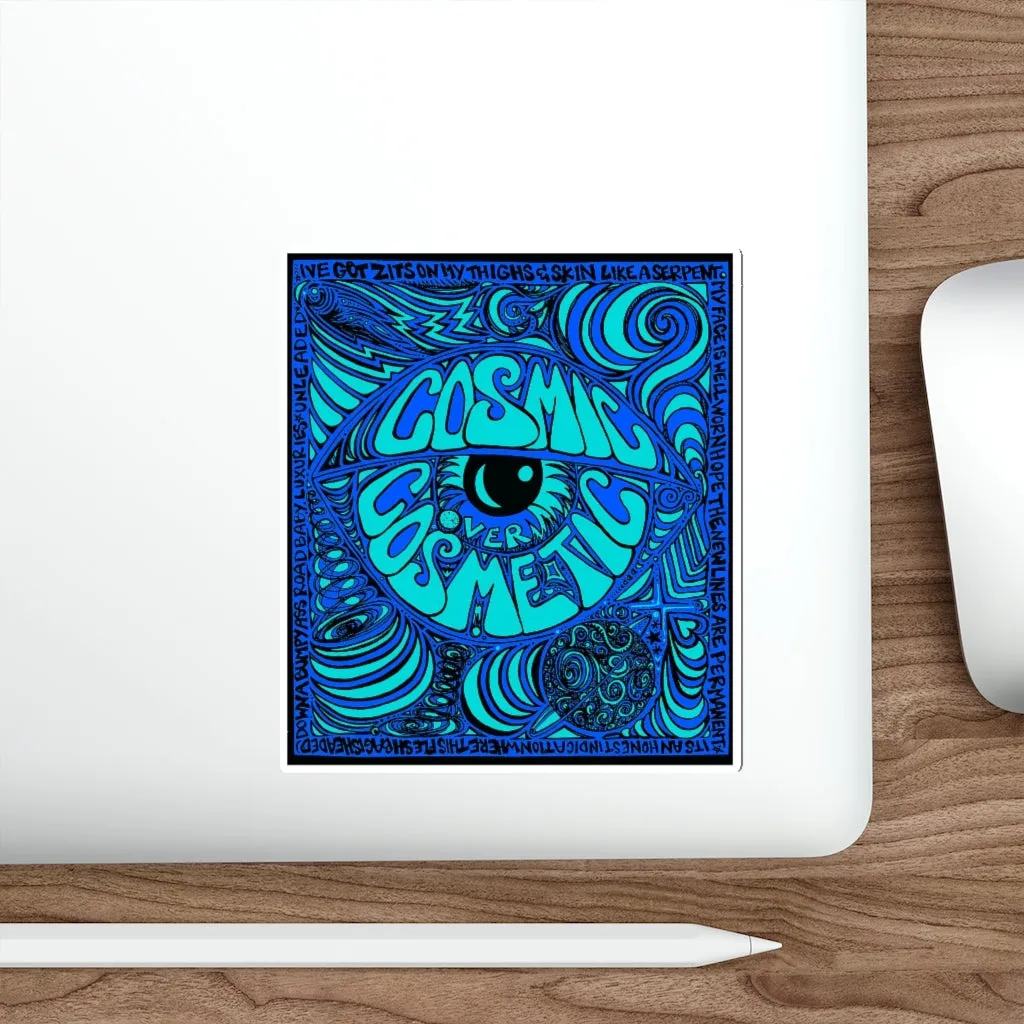 Cosmic Over Cosmetic Die-Cut Sticker - Wave Electric