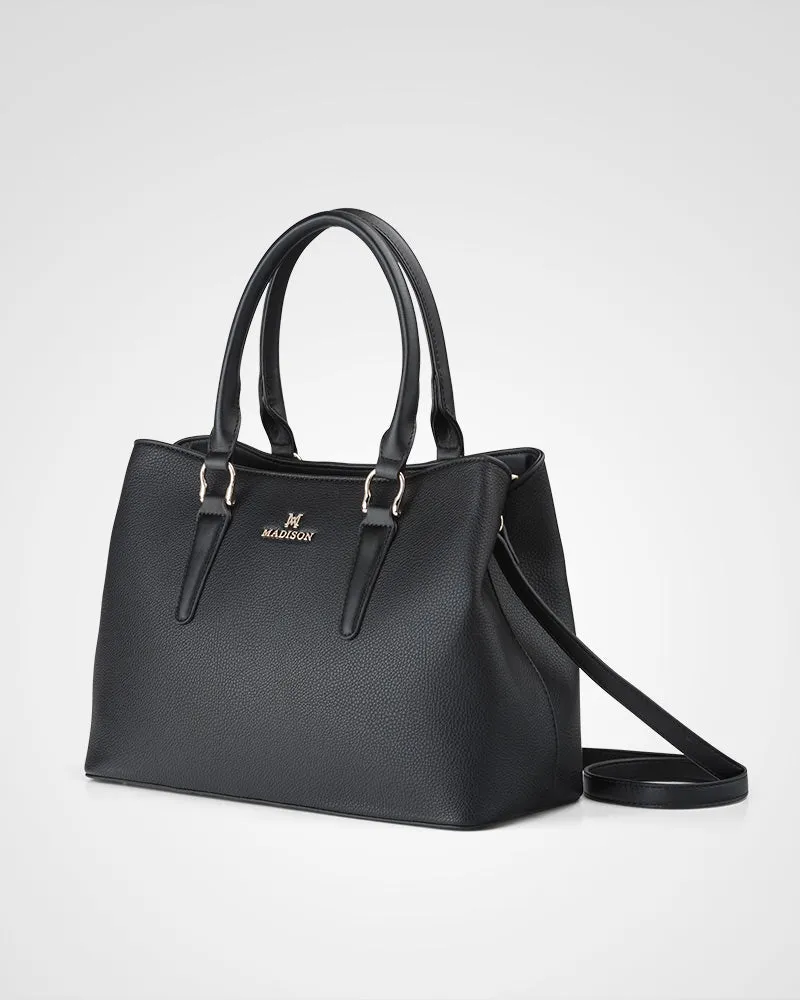 Eve Zip Top Satchel Bag
