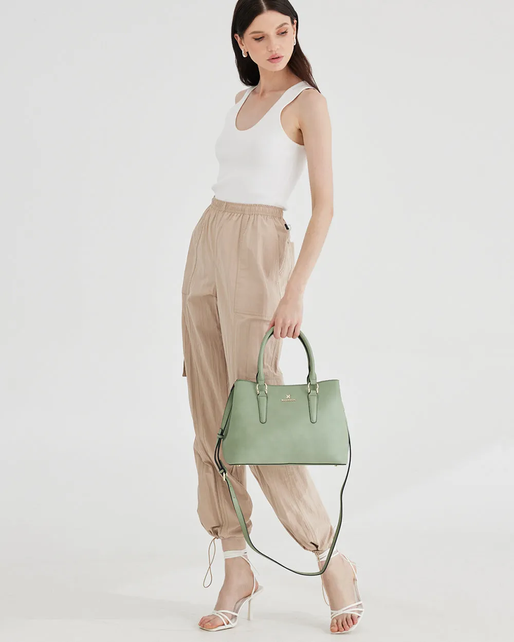 Eve Zip Top Satchel Bag