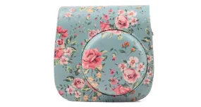 Floral Green Instax Mini 8/8 /9/11 Leather Case/Bag
