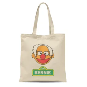 Function - Bernie Sanders  Cartoon Head Heavy Duty Cotton 12 oz Tote Bag