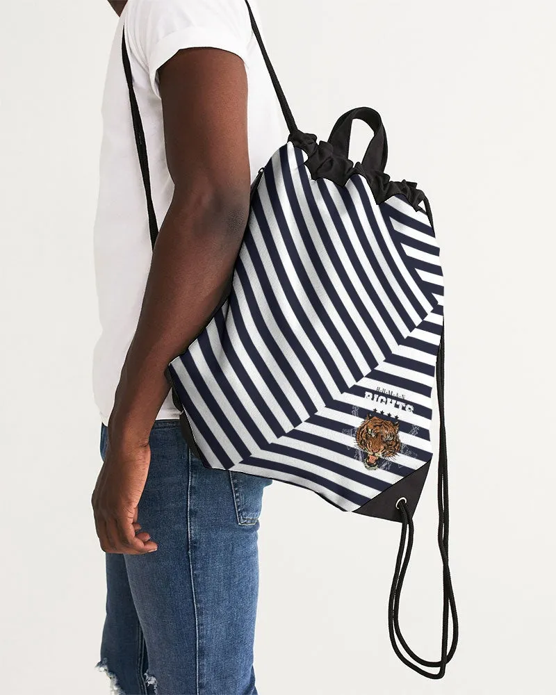 Human Right Canvas Drawstring Bag