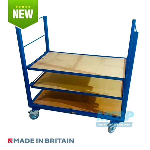 Industrial Distribution Trolley With Removable Shelves