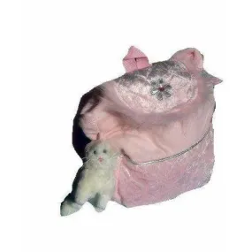 Kitty Karryall: Ganz Love to Go Pink Plush Backpack with a Furry Friend for Your Adventures