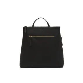 Leather 13" Laptop Backpack - Black Pebble Grain