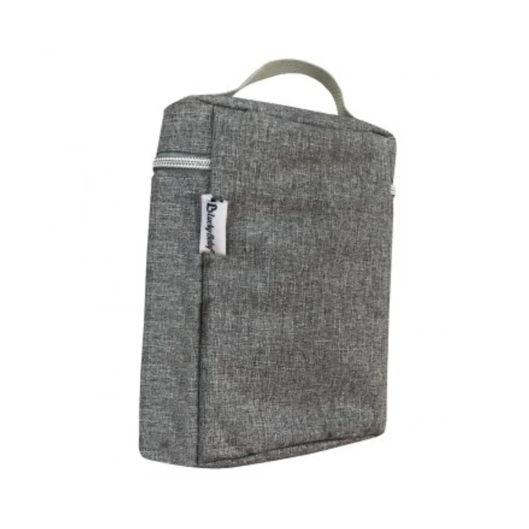 Lucky Baby Double Bottle Insulator Bag - Grey