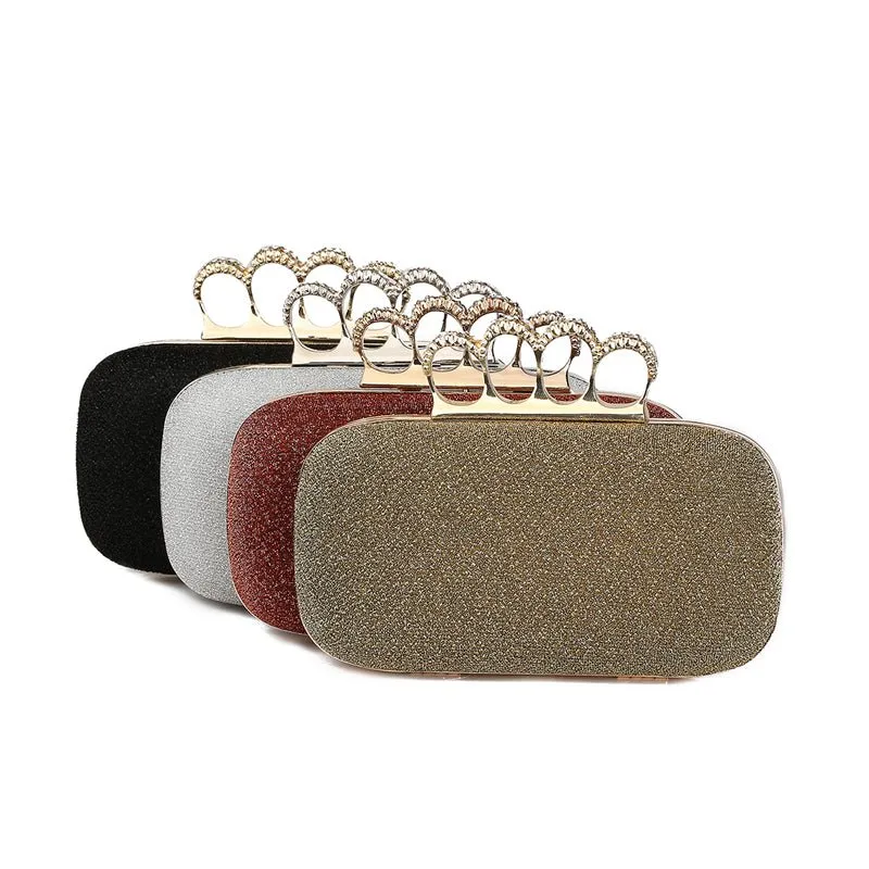 Luxy Moon Sequin Evening Bags Diamond Clasp Fashion Clutches