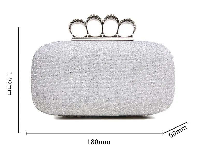 Luxy Moon Sequin Evening Bags Diamond Clasp Fashion Clutches