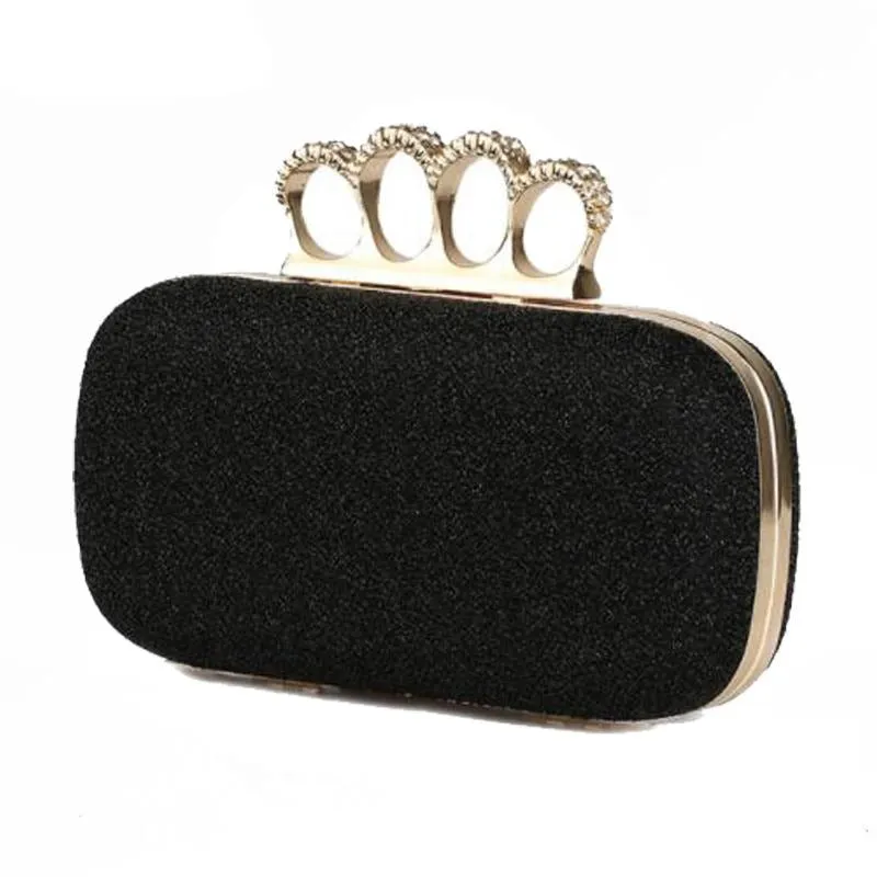 Luxy Moon Sequin Evening Bags Diamond Clasp Fashion Clutches