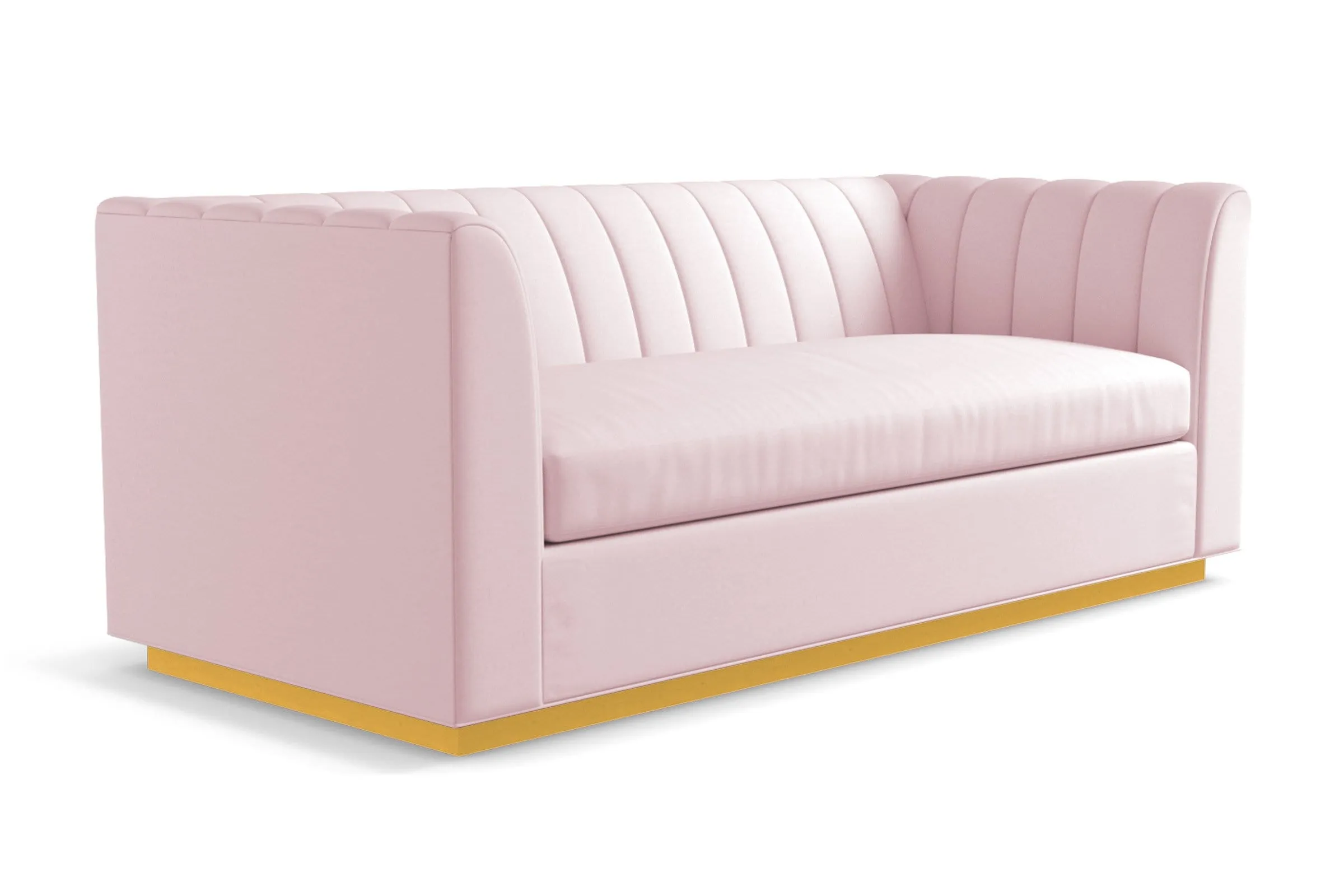 Nora Queen Size Sleeper Sofa Bed :: Leg Finish: Natural / Sleeper Option: Deluxe Innerspring Mattress