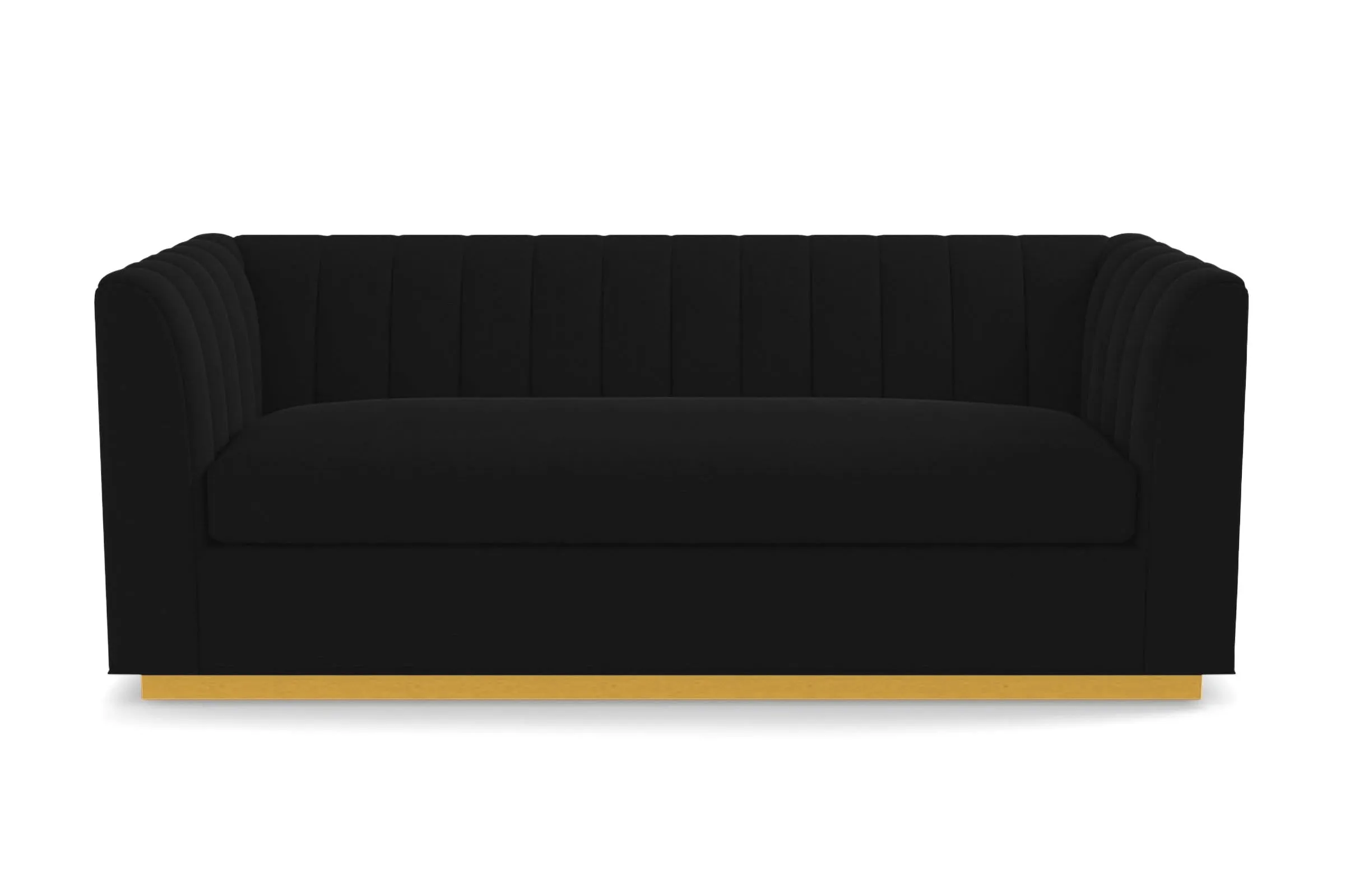 Nora Queen Size Sleeper Sofa Bed :: Leg Finish: Natural / Sleeper Option: Deluxe Innerspring Mattress