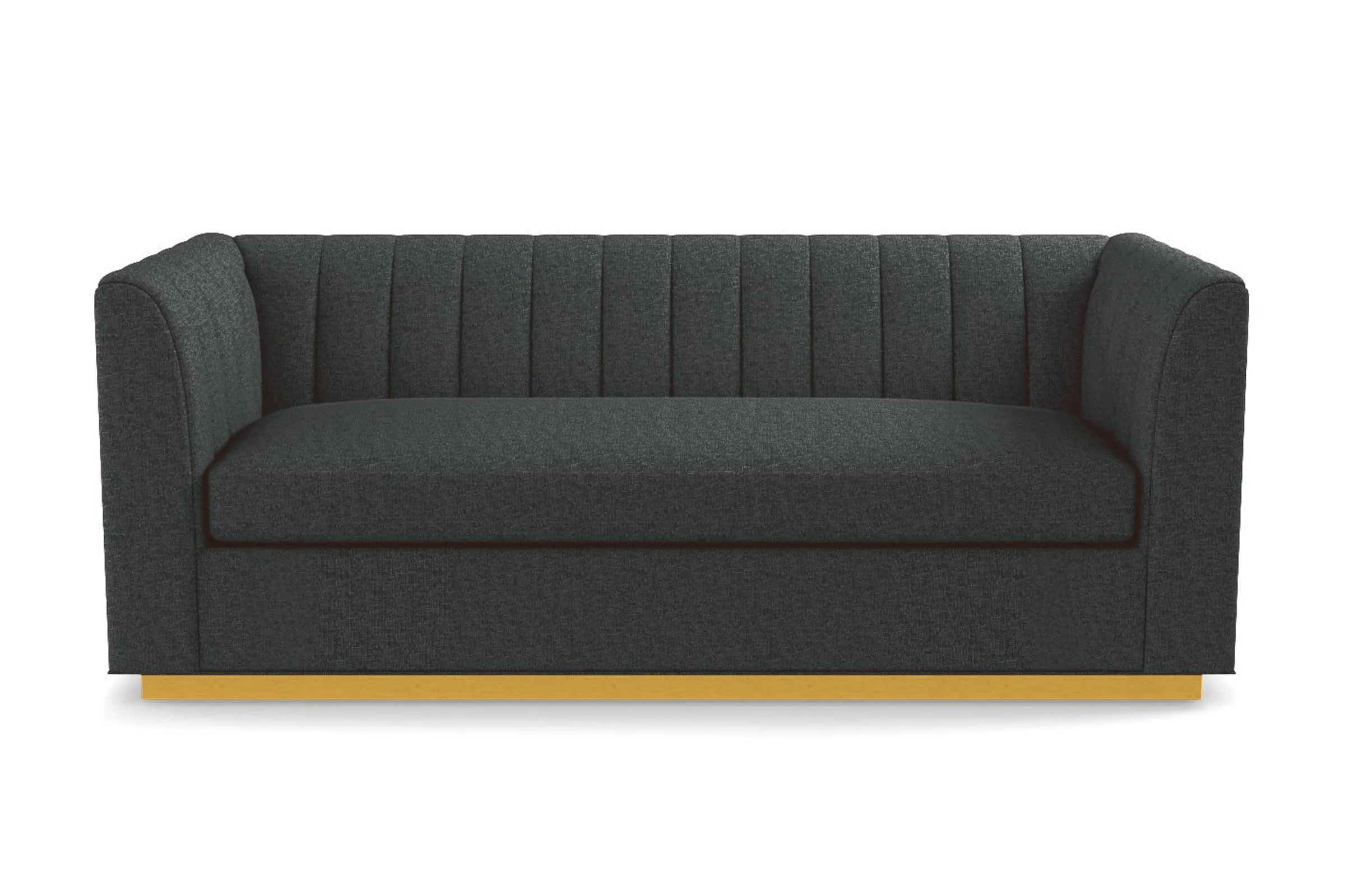 Nora Queen Size Sleeper Sofa Bed :: Leg Finish: Natural / Sleeper Option: Deluxe Innerspring Mattress
