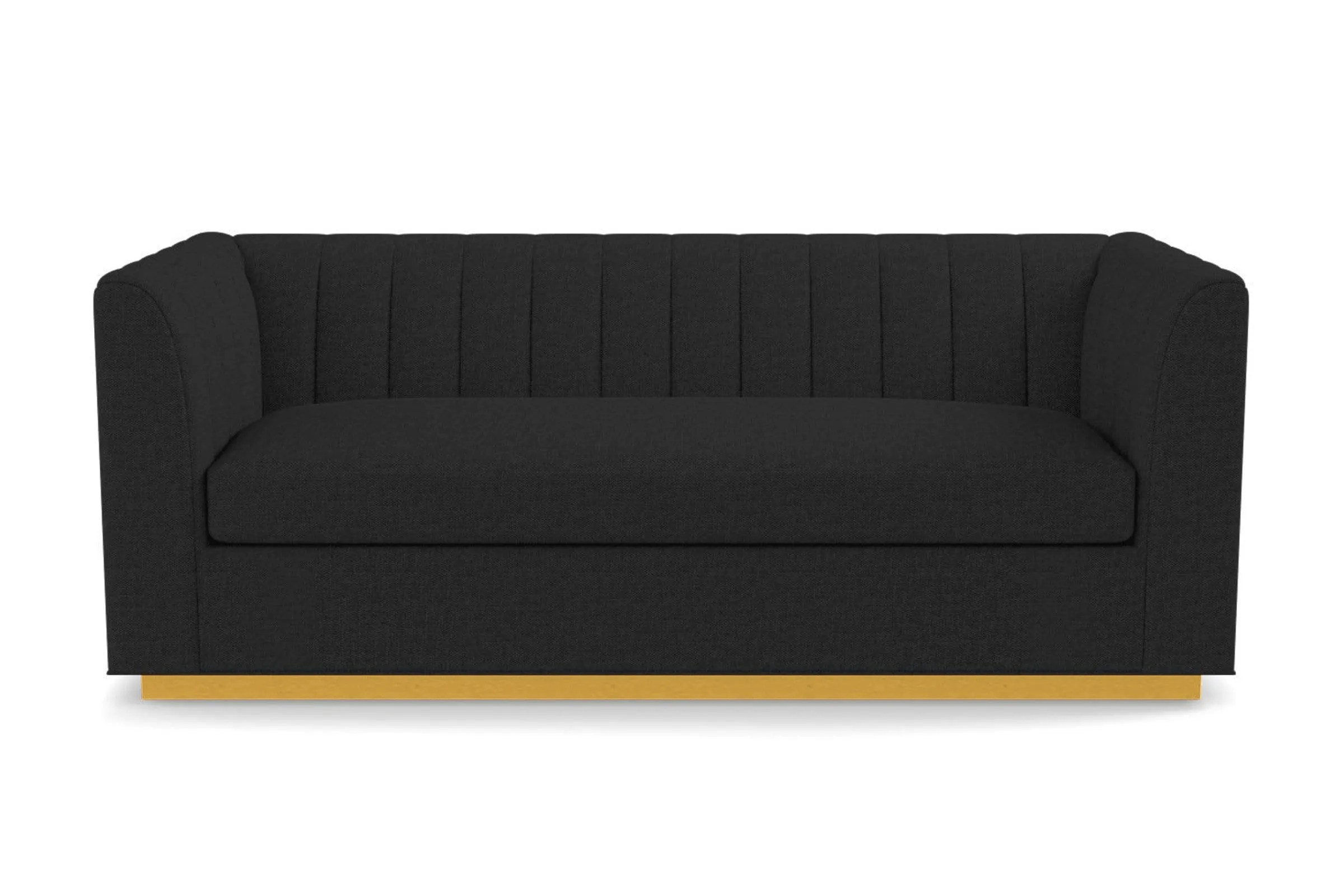 Nora Queen Size Sleeper Sofa Bed :: Leg Finish: Natural / Sleeper Option: Deluxe Innerspring Mattress