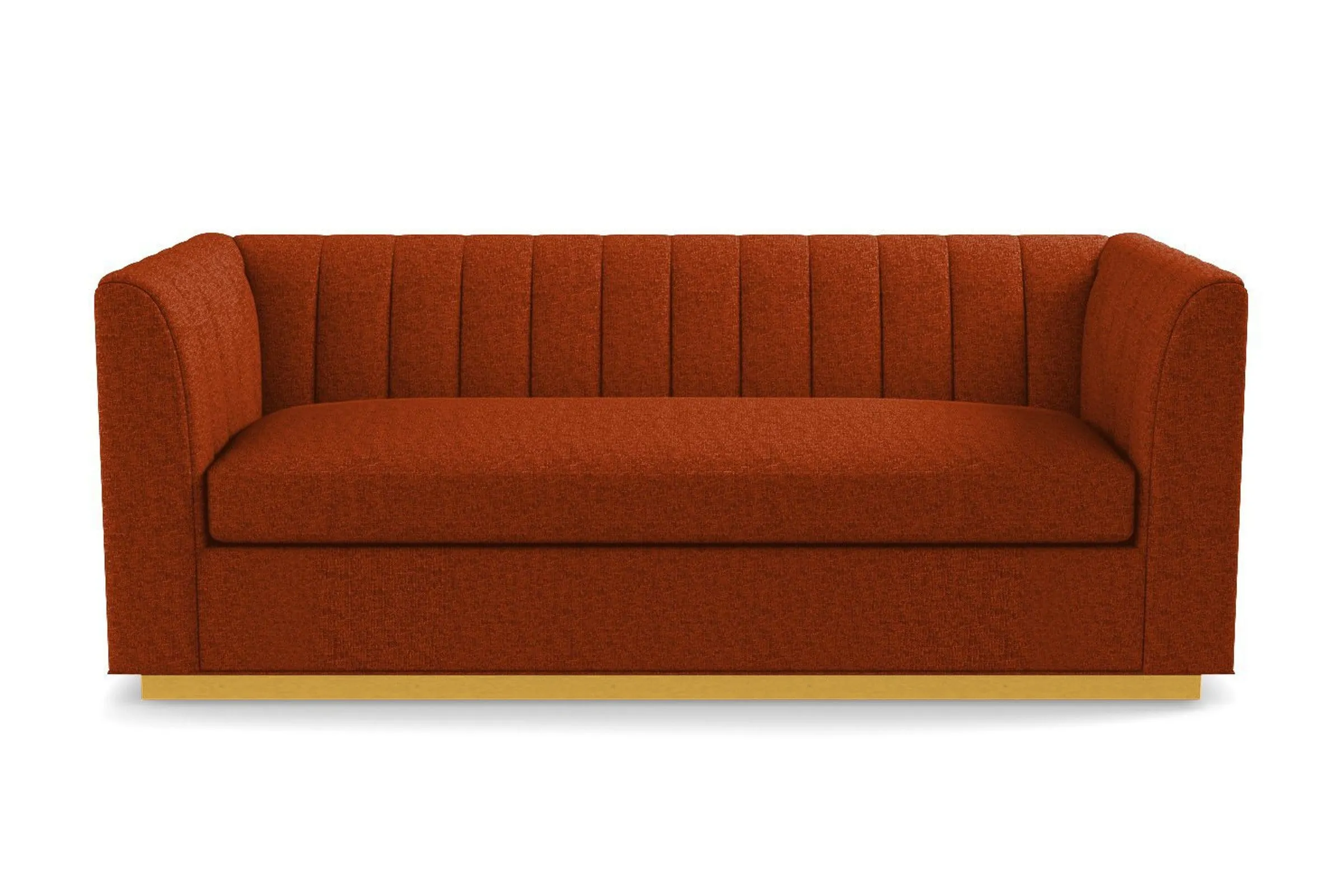 Nora Queen Size Sleeper Sofa Bed :: Leg Finish: Natural / Sleeper Option: Deluxe Innerspring Mattress