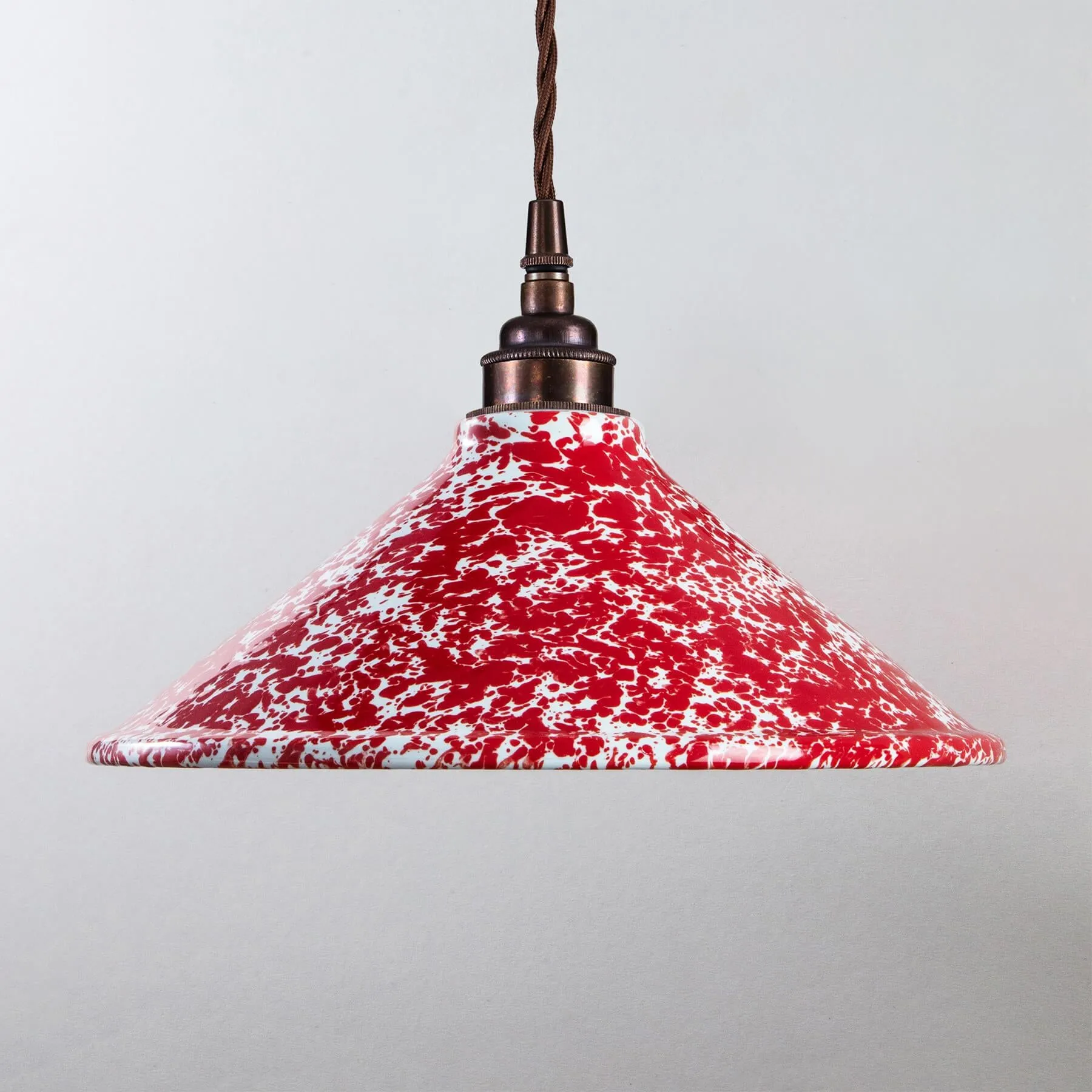 Old School Electric Splatter Wear Pendant Light