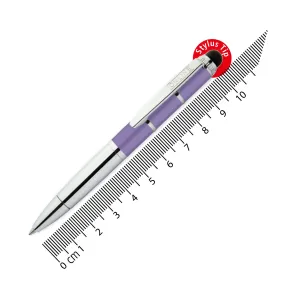 Online Piccolo Ballpoint Pen - Pastel Purple (Mini Sized with Stylus)