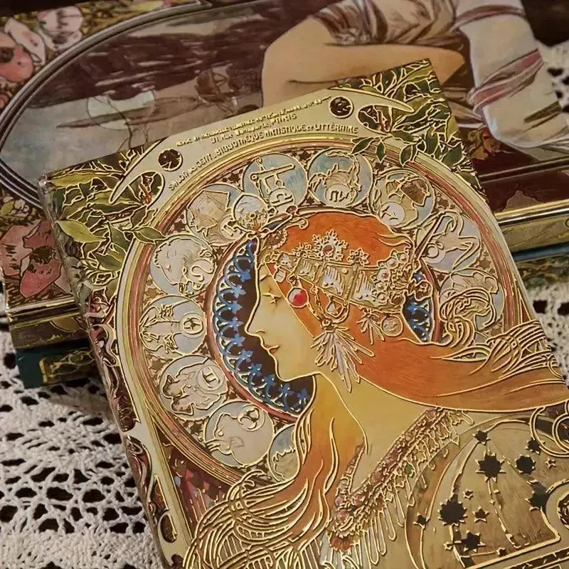 Opulent Vintage Illustrated Notebook