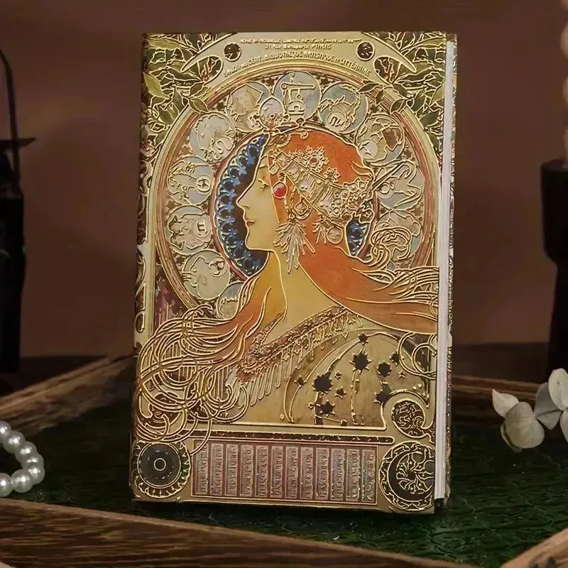 Opulent Vintage Illustrated Notebook