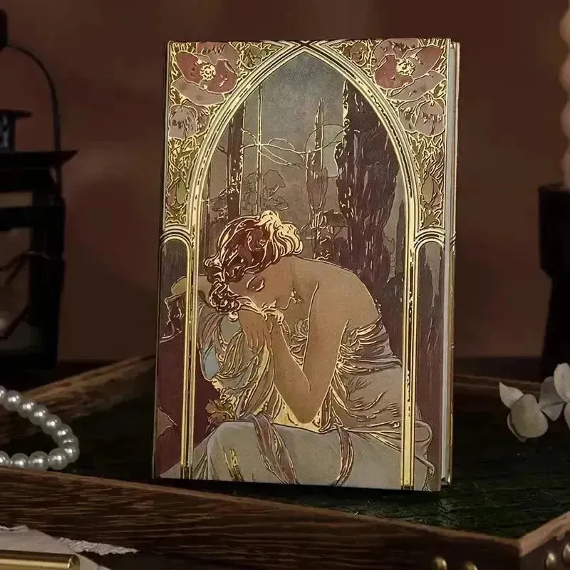 Opulent Vintage Illustrated Notebook