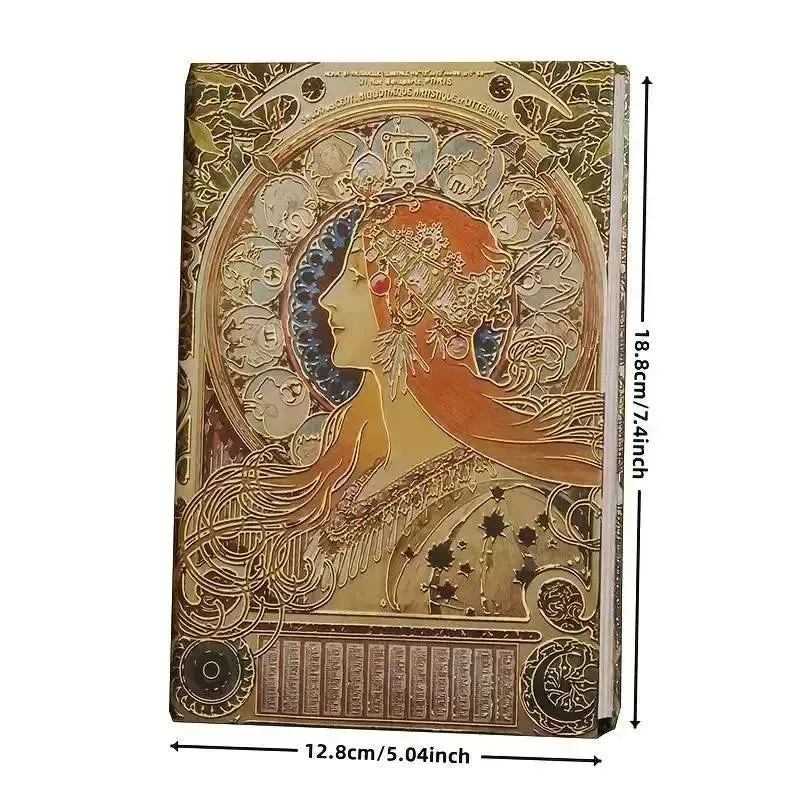 Opulent Vintage Illustrated Notebook