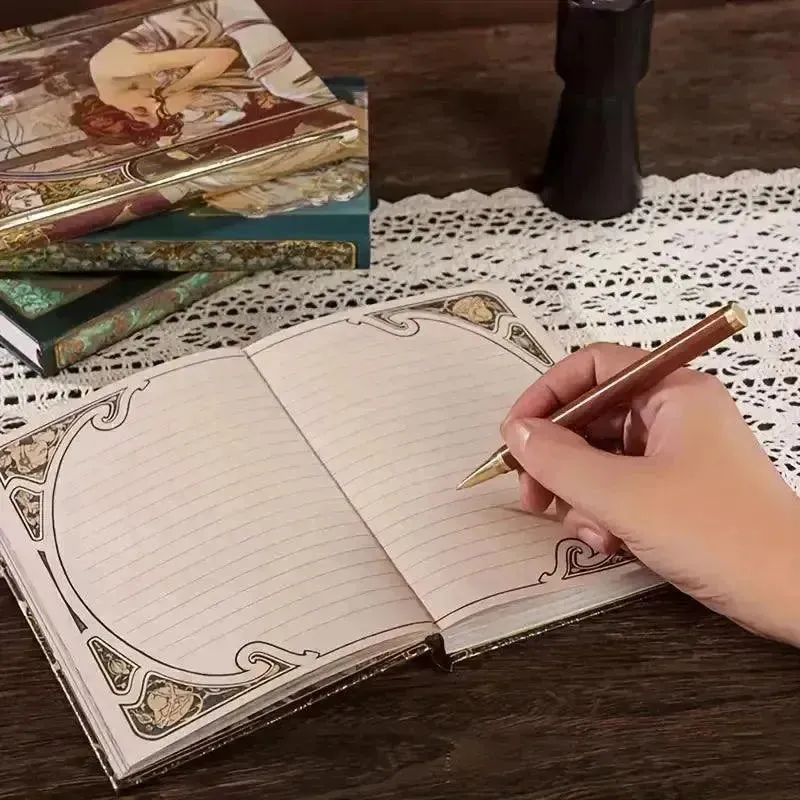 Opulent Vintage Illustrated Notebook