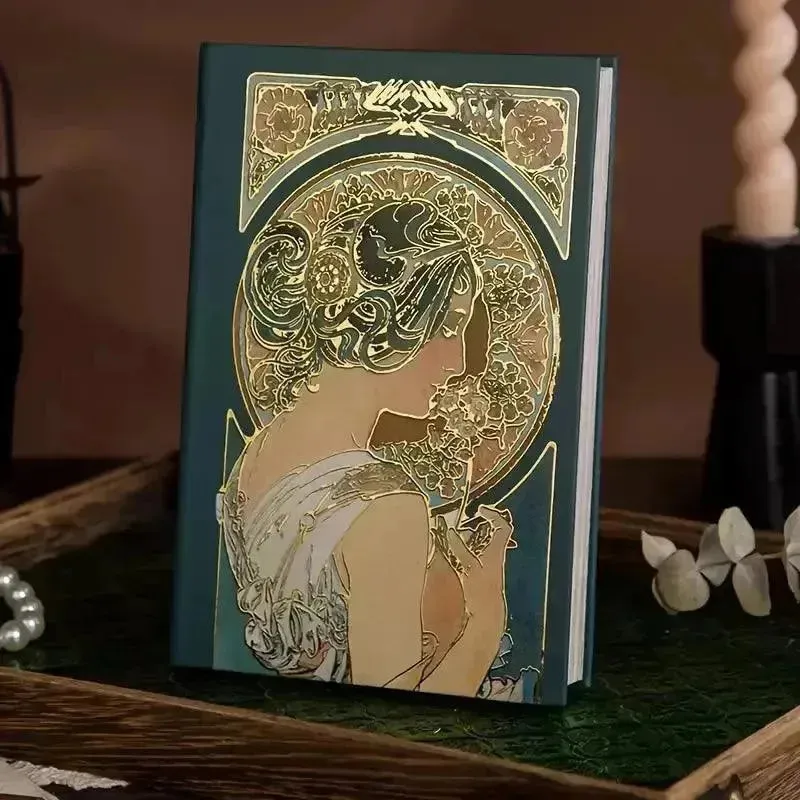 Opulent Vintage Illustrated Notebook