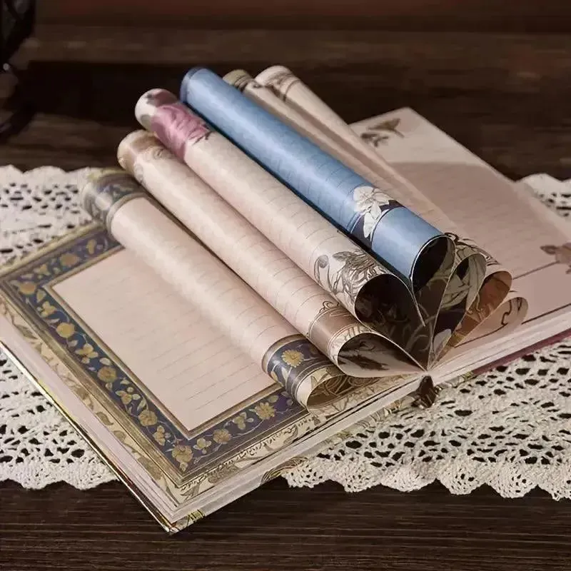 Opulent Vintage Illustrated Notebook
