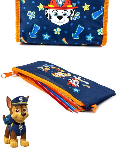 Paw Patrol 4 Piece School Backpack, Lunch bag, Pencil Case & Bottle Set For Kids