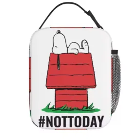 Peanuts 'Not today' Insulated Lunch Bag