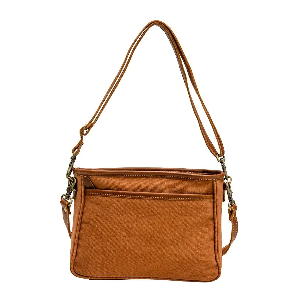 Refit Small Canvas & Leather Crossbody