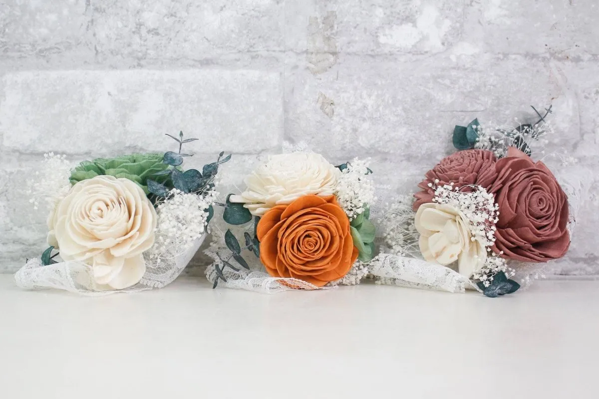 Rustic Chic Corsage (Set of 3)*