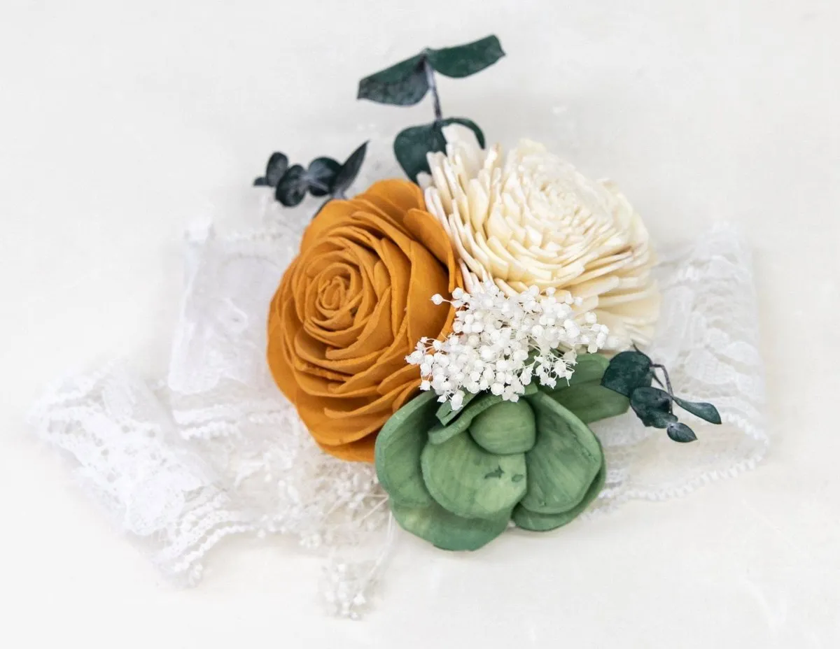 Rustic Chic Corsage (Set of 3)*